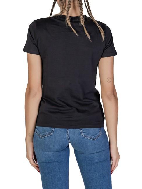 SS SCRIPT LACE LOGO EASY  T-shirt en coton jetbla - T-shirt