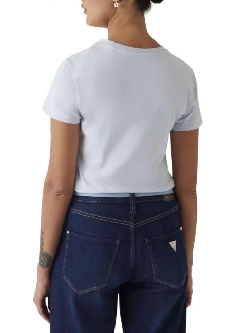 SS SCRIPT LACE LOGO EASY  T-shirt en coton bleu des voies respiratoires - T-shirt