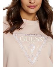 GUESS PYTHON TRIANGLE Sweat-shirt rose doux - Sweat-shirts pour femmes - 3