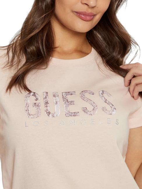 SS CN PYTHON T-shirt en coton rose doux - T-shirt