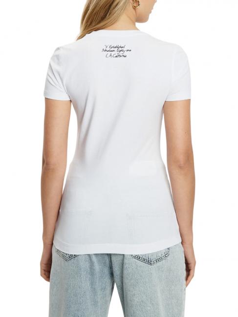 SS CN TRIANGLE FLOWER T-shirt en coton blanc pur - T-shirt