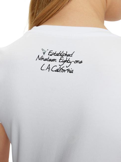 SS CN TRIANGLE FLOWER T-shirt en coton blanc pur - T-shirt