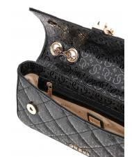 GUESS BESSEY Sac transformable à rabat NOIR - Sacs pour Femme - 3