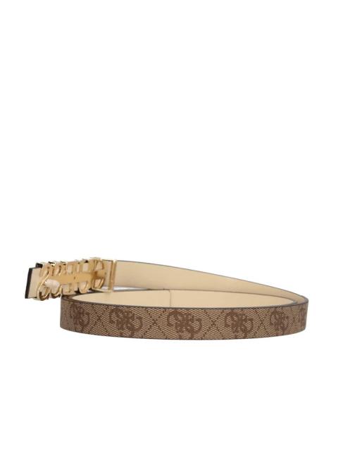 ZAMIRA Ceinture avec logo en m&eacute;tal LOGO DE LAIT - Ceintures