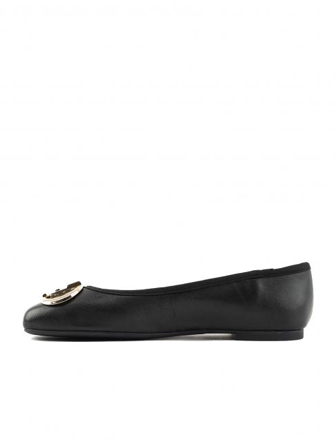 DAFNE 04 Ballerines en cuir noir - Chaussures Femme