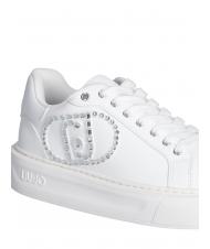 LIUJO KYLIE 32 Baskets avec logo bijou blanche - Chaussures Femme - 5