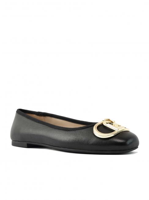 DAFNE 04 Ballerines en cuir noir - Chaussures Femme