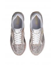 LIUJO MAXI WONDER 73 Baskets à plateforme entièrement pailletées paillettes d'or - Chaussures Femme - 3