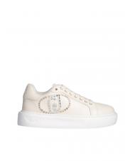 LIUJO KYLIE 32 Baskets avec logo bijou Ivoire - Chaussures Femme - 2