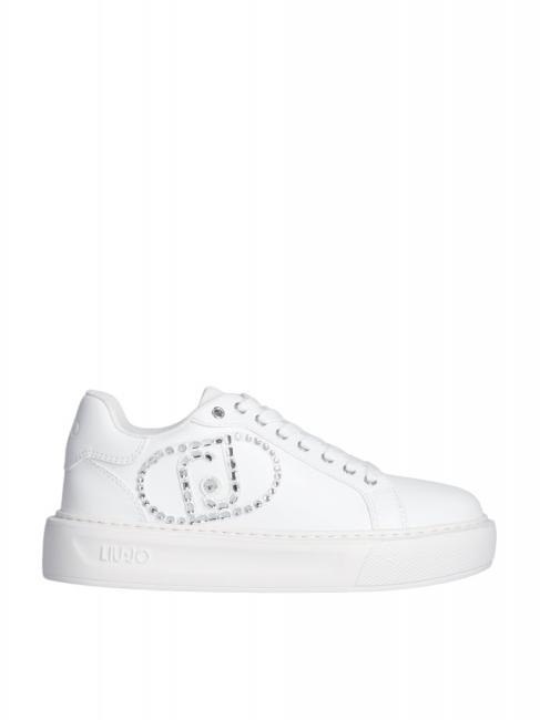 KYLIE 32 Baskets avec logo bijou blanche - Chaussures Femme
