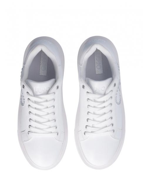 KYLIE 32 Baskets avec logo bijou blanche - Chaussures Femme