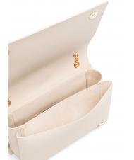 LOVE MOSCHINO LETTERING Sac bandoulière/épaule Ivoire - Sacs pour Femme - 3