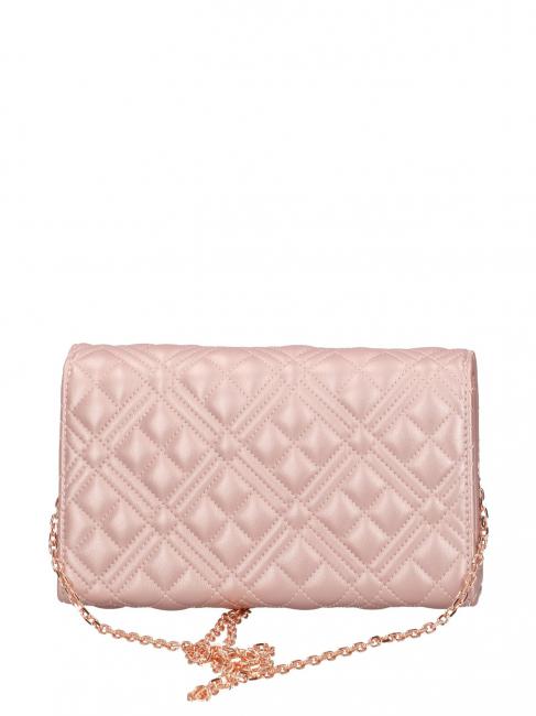 QUILTED Pochette avec bandoulière en chaîne poudre - Sacs pour Femme