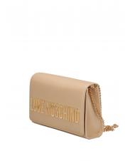 LOVE MOSCHINO BOLD LOVE Pochette avec bandoulière en chaîne or - Sacs pour Femme - 2