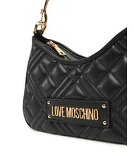 LOVE MOSCHINO GEOMETRIC QUILTED Sac à bandoulière Noir - Sacs pour Femme - 3