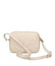 LOVE MOSCHINO QUILTED Sacoche pour appareil photo avec bandoulière Ivoire - Sacs pour Femme - 4