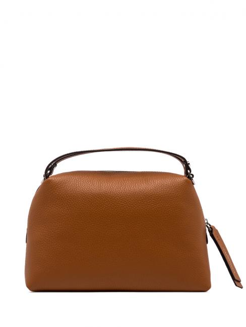 ALIFA Sac en cuir avec bandouli&egrave;re caramel - Sacs pour Femme