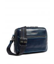 PIQUADRO BLUE SQUARE  Sac iPad avec poche airpod bleu - Sacs en Bandoulières pour Homme - 2