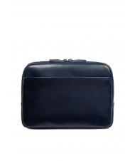 PIQUADRO BLUE SQUARE  Sac iPad avec poche airpod bleu - Sacs en Bandoulières pour Homme - 3