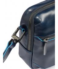 PIQUADRO BLUE SQUARE  Sac iPad avec poche airpod bleu - Sacs en Bandoulières pour Homme - 4