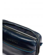 PIQUADRO BLUE SQUARE  Sac iPad avec poche airpod bleu - Sacs en Bandoulières pour Homme - 5