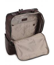PIQUADRO HARPER Sac à dos en cuir pour ordinateur portable 15,6" MORO - Sacs à dos pour ordinateur portable - 4