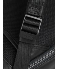 PIQUADRO HARPER Sac à dos en cuir pour ordinateur portable 15,6" Noir - Sacs à dos pour ordinateur portable - 3