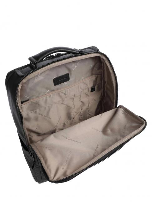 HARPER Sac à dos en cuir pour ordinateur portable 15,6" Noir - Sacs à dos pour ordinateur portable