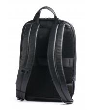 PIQUADRO URBAN Sac à dos pour ordinateur portable 14", en cuir Noir - Sacs à dos pour ordinateur portable - 2