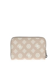 GUESS LAUREL Peony Portefeuille moyen zippé autour logo de sable - Portefeuilles Femme - 3