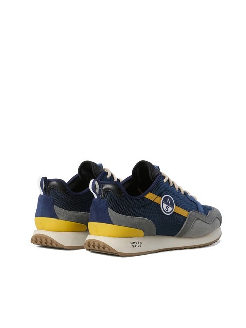 HORIZON JET Baskets marine-gris-jaune008 - Chaussures Homme