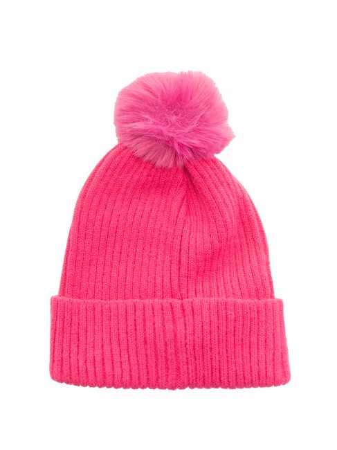 PON PON Casquette avec revers fuchsia - Bonnets
