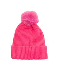 ROCCOBAROCCO PON PON Casquette avec revers fuchsia - Bonnets - 3