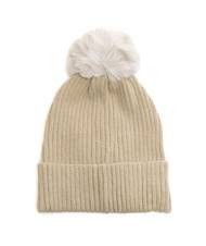 ROCCOBAROCCO PON PON Casquette avec revers gris - Bonnets - 3