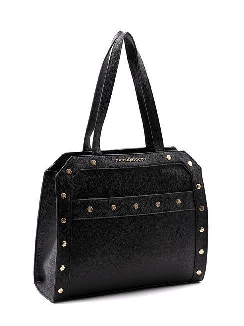GRACE Sac bandoulière avec clous noir - Sacs pour Femme