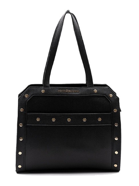 GRACE Sac bandoulière avec clous noir - Sacs pour Femme