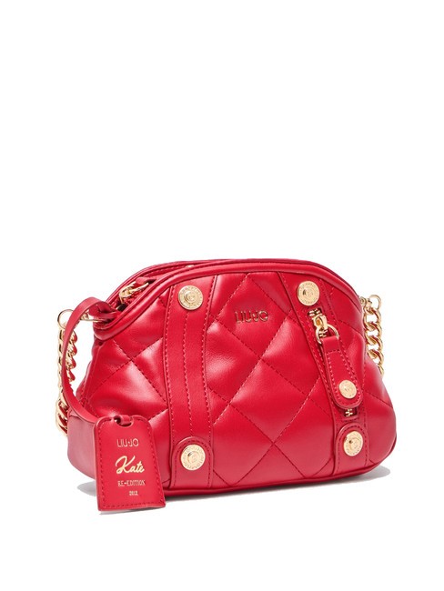 KATE Petit sac bandoulière matelassé Rouge pompéien - Sacs pour Femme