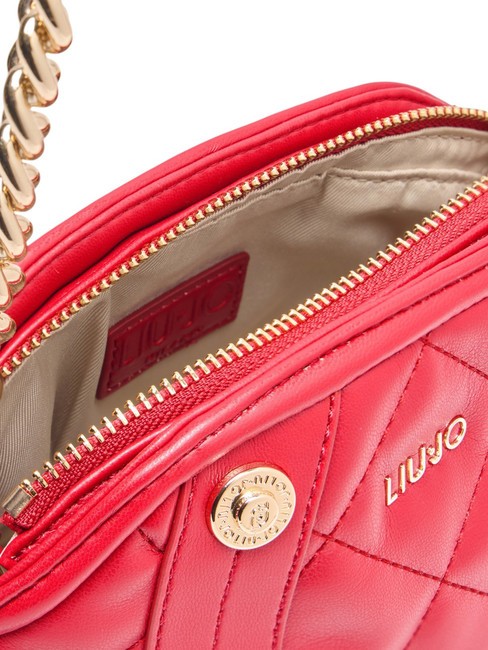 KATE Petit sac bandoulière matelassé Rouge pompéien - Sacs pour Femme