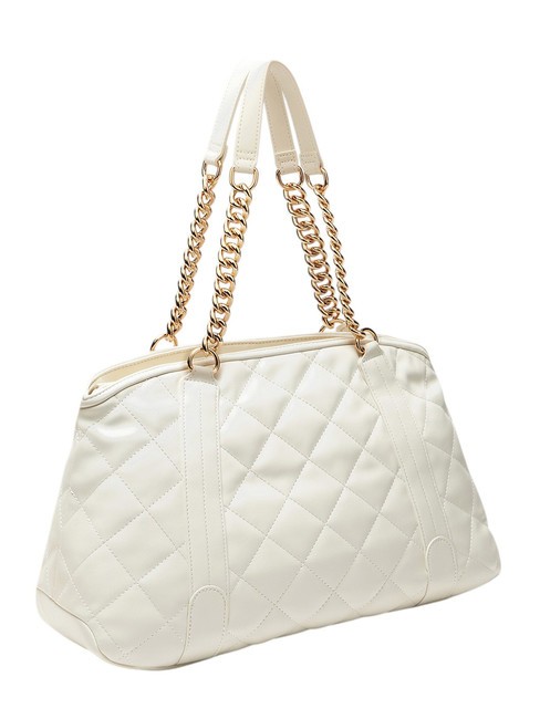 KATE Sac matelassé avec anses chaîne crème - Sacs pour Femme