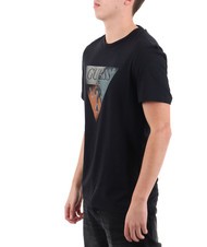GUESS SS CN TRIANGLE T-shirt à manches courtes jetbla - T-shirt - 2