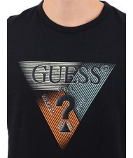 GUESS SS CN TRIANGLE T-shirt à manches courtes jetbla - T-shirt - 3
