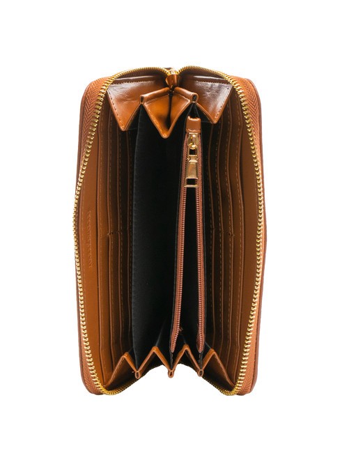 LOLA Grand portefeuille zipp&eacute; autour bronzer - Portefeuilles Femme