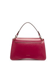 COCCINELLE C-ME CALF COCKER Sac porte-documents en cuir avec bandouli&egrave;re sangria - Sacs pour Femme - 4