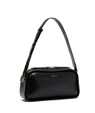 COCCINELLE CAMPIONARIO - MALETA CALF Sac bandouli&egrave;re en cuir lisse Noir - Sacs pour Femme - 2