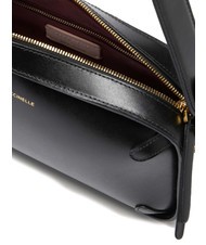 COCCINELLE CAMPIONARIO - MALETA CALF Sac bandouli&egrave;re en cuir lisse Noir - Sacs pour Femme - 4