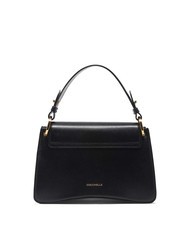 COCCINELLE C-ME CALF COCKER Petit sac en cuir avec bandouli&egrave;re Noir - Sacs pour Femme - 4