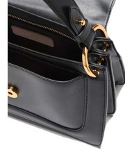 COCCINELLE C-ME CALF COCKER Petit sac en cuir avec bandouli&egrave;re Noir - Sacs pour Femme - 5