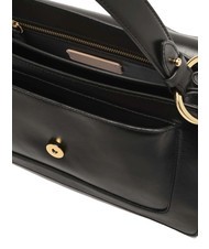 COCCINELLE C-ME CALF COCKER Sac porte-documents en cuir avec bandouli&egrave;re Noir - Sacs pour Femme - 5
