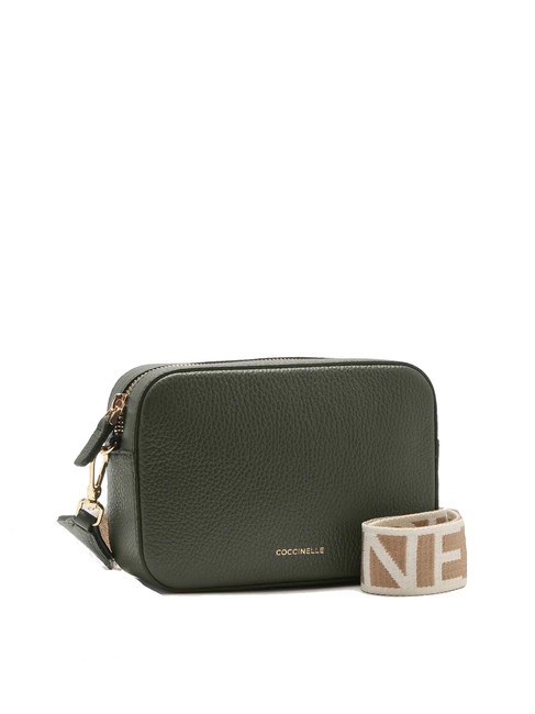 TEBE Sac à bandoulière en cuir texturé algues - Sacs pour Femme