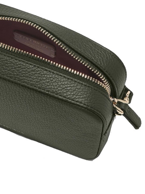 TEBE Sac à bandoulière en cuir texturé algues - Sacs pour Femme